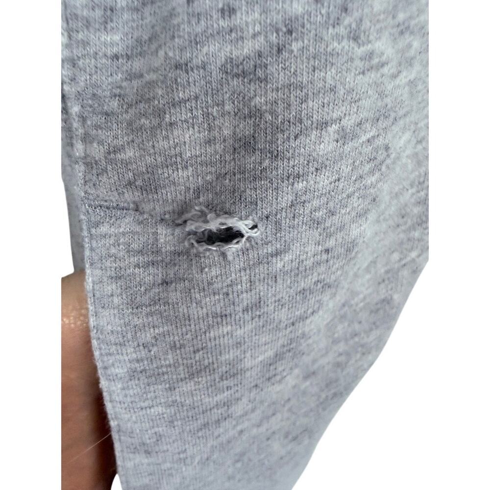 Merrell Gray Cowl Neck Sweatshirt Dress Tunic L Cozy Minimalist Athleisure - Picture 4 of 8